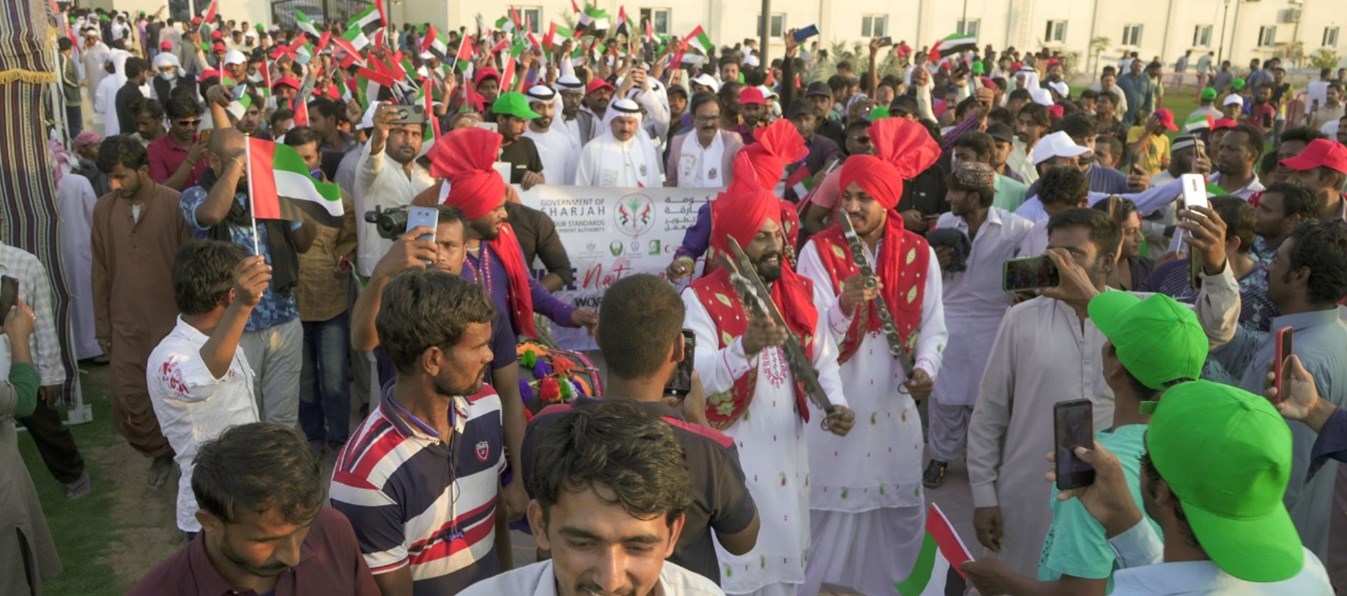 احتفالات عيد الاتحاد بالصجععة العمالية National Day Celebrations At Sajaa Park (1)