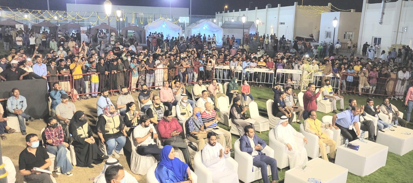 Salem Al Qaseer Attends Main Eent Of Labour Eid Festival 1 سالم القصير يشهد الحفل الرئيسي لمهرجان العيد العمالي